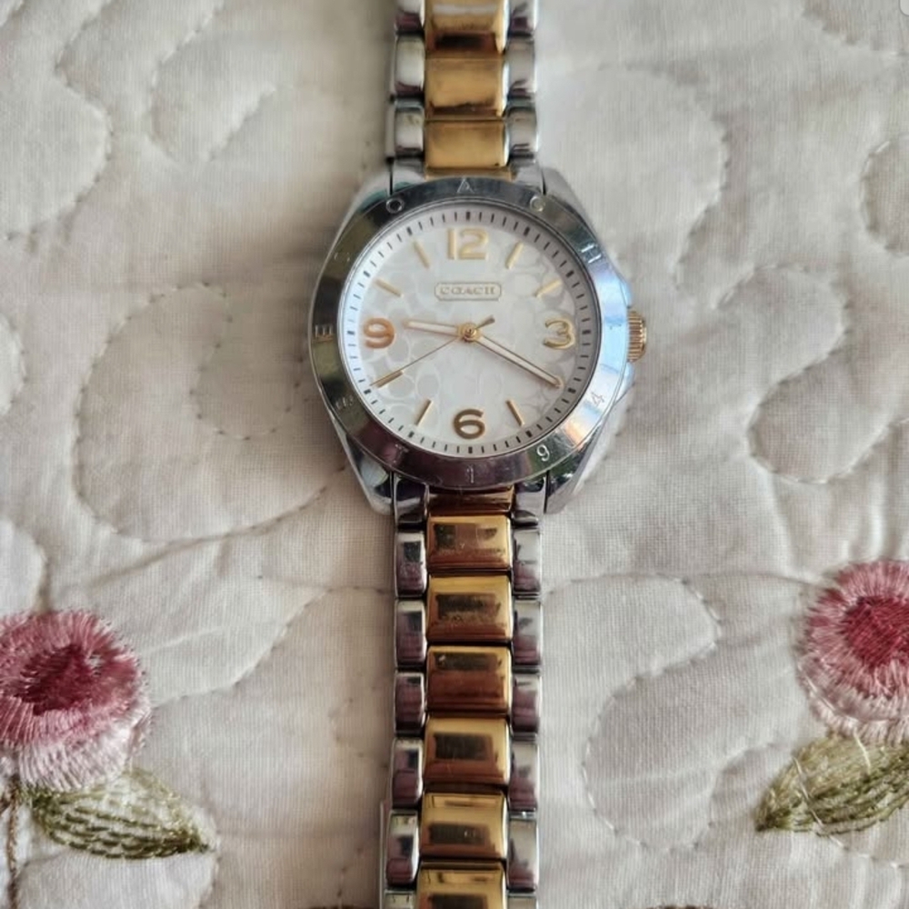 Gold and Silver Coach Watch